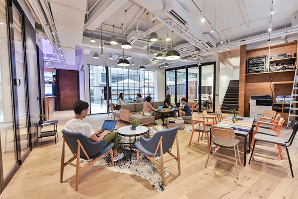 Wework location New Street in Hong Kong