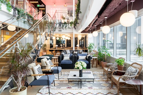 Wework location Gas Company Tower in Los Angeles
