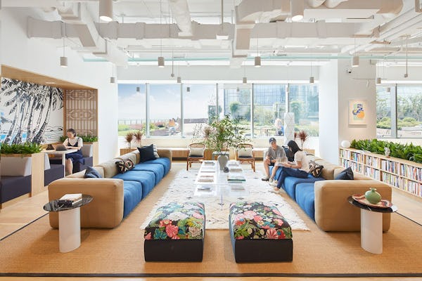 Wework location Suzhou Center Tower B in Suzhou