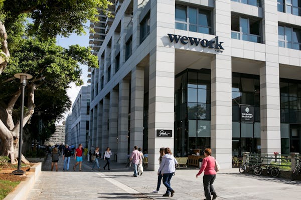 Wework location Sarona in Tel Aviv