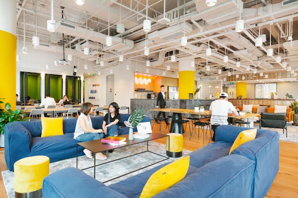 Wework location Shinmay Union Square in Shanghai