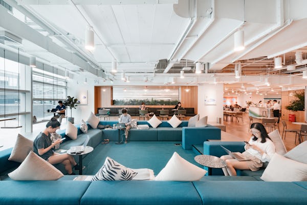Wework location Kerry Parkside in Shanghai